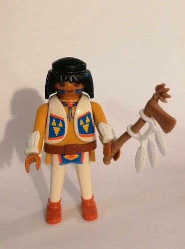 Playmobil Couche Funéraire Camp Indien 3870 - Figurines Et Accessoires - Neuf, Pour Collection Ou Jeu
