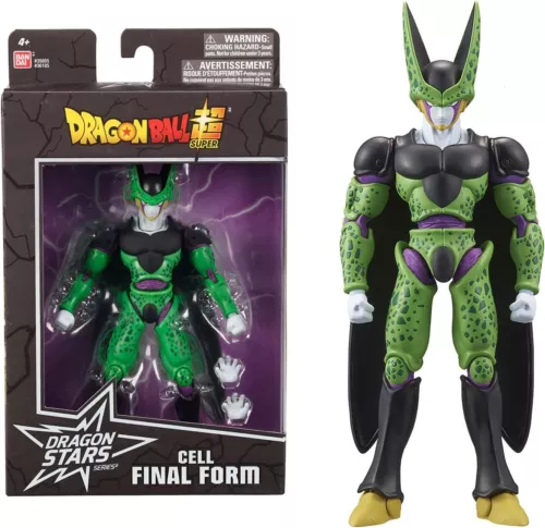 Aleta de celda Dragon Ball. Forma Figurka Dragon Stars 17cm Seria 10 Bandai