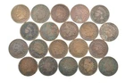 Lot 20 1800's 1890-1899 Indian Head Penny Cents US Coin Collection 2/5 Roll *348