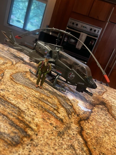 Vintage 1983 GI Joe - GI Joe Dragonfly Assault Copter W/ Wild Bill 100% Complete