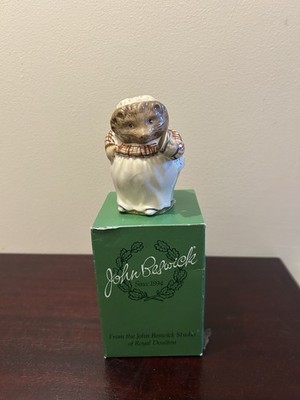 Beatrix Potter Mrs Tiggy-Winkle Figur 1997 John Beswick Royal Doulton mit Box