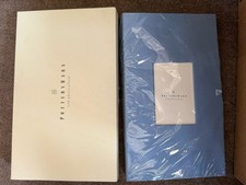Pottery Barn Silk Photo Album Cornflower Blue 2761781 Brand New