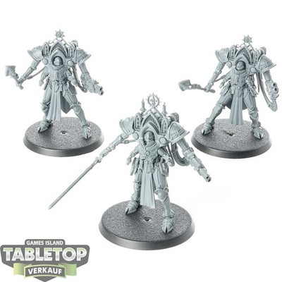 Adepta Sororitas - 3x Paragon Warsuits - unbemalt