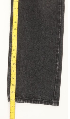 Jeans rectos regulares negros para hombre Levi's 504 W32 L29 (98149) - Imagen 8 de 10