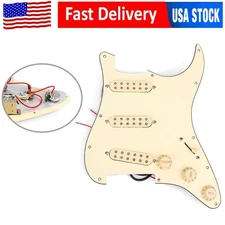 3-Ply SSS Prewired Pickguard Alnico V Pickup with 2A473J Capacitor for ST Strat