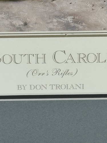 Don Troiani South Carolina Orr's Rifles 1861 Signed LE Civil War Print ...
