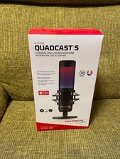 HyperX QuadCast S Black USB Gaming Microphone for PC PS4 PS5 Mac Streaming Setup