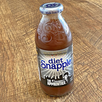 VTG 2010 Diet Snapple Trop A Rocka Bret Michaels Celebrity Apprentice Trump