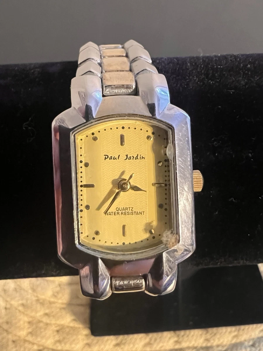 Vintage 90s Paul Jardin Ladies Silver & Gold Link Wristwatch NWT Vintage | Accessories | Vintage 9s Paul Jardin Ladies Silver  main image 3
