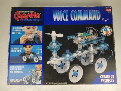 Vintage Capsela 3000 Voice Command STEM Construction Motorized Vintage Untested