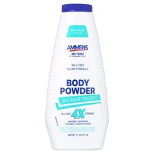 Ammens Body Powder Shower Fresh Talc Free 11oz