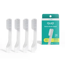 Quip Sonic Toothbrush Head Refills with Tongue Scraper 4pk