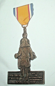 1986 Huachuca Wanderers Kachina Figure Arizona 11th Ann. Volksmarch Hiking Medal