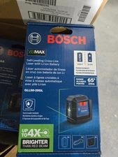Bosch Self-Leveling Cross-Line Laser Level w/Battery GLL50-20GL
