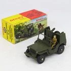 Dinky Toys France 828 - Military Port-Fusees Jeep - Rare Vintage Boxed Model