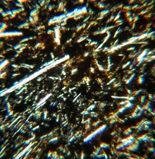 Thin-section Mount from IRDP Borehole Petrographic Microscope Slide IRDP 234.75