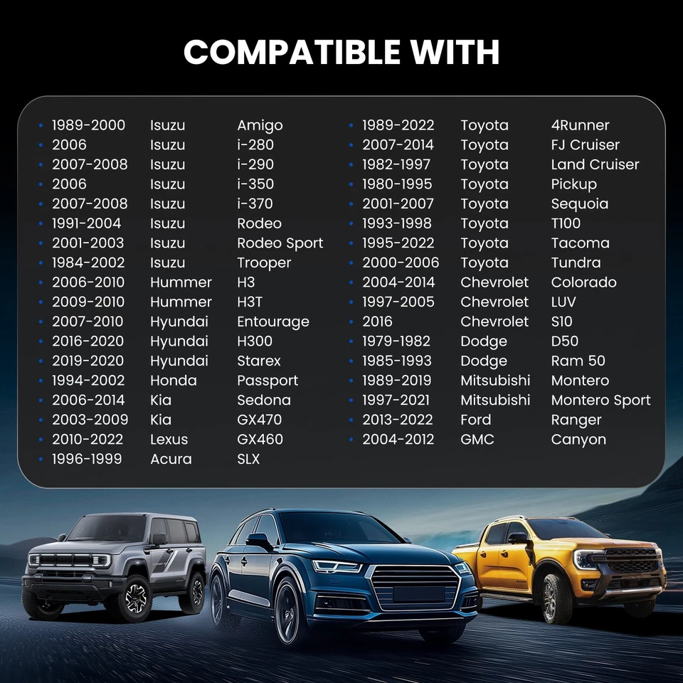 4Pc 3" 6x5.5" Wheel Spacers M12x1.5 108mm for 1997-2021 Mitsubishi Montero Sport - Изображение 3 из 4