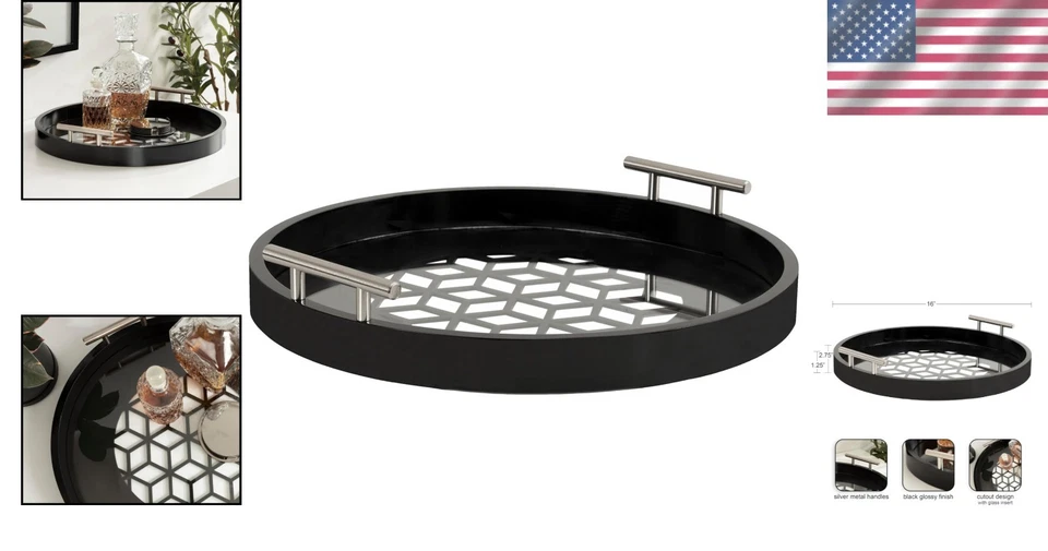 Contemporary Decorative Tray for Living Room - Image 2 of 4