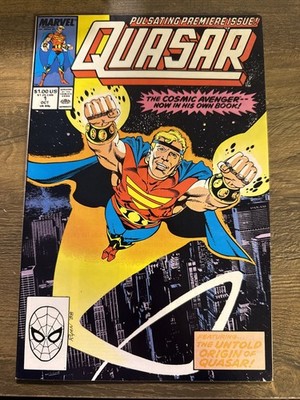 Quasar #1 (1989) Marvel Comics 1st Issue Series Start LOOK AT PICS