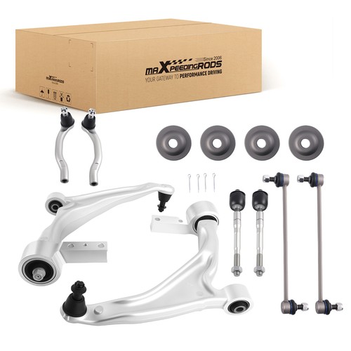 Suspension Kit Front Control Arm Ball Joint Sway Link Tie Rod For Honda Pilot 09