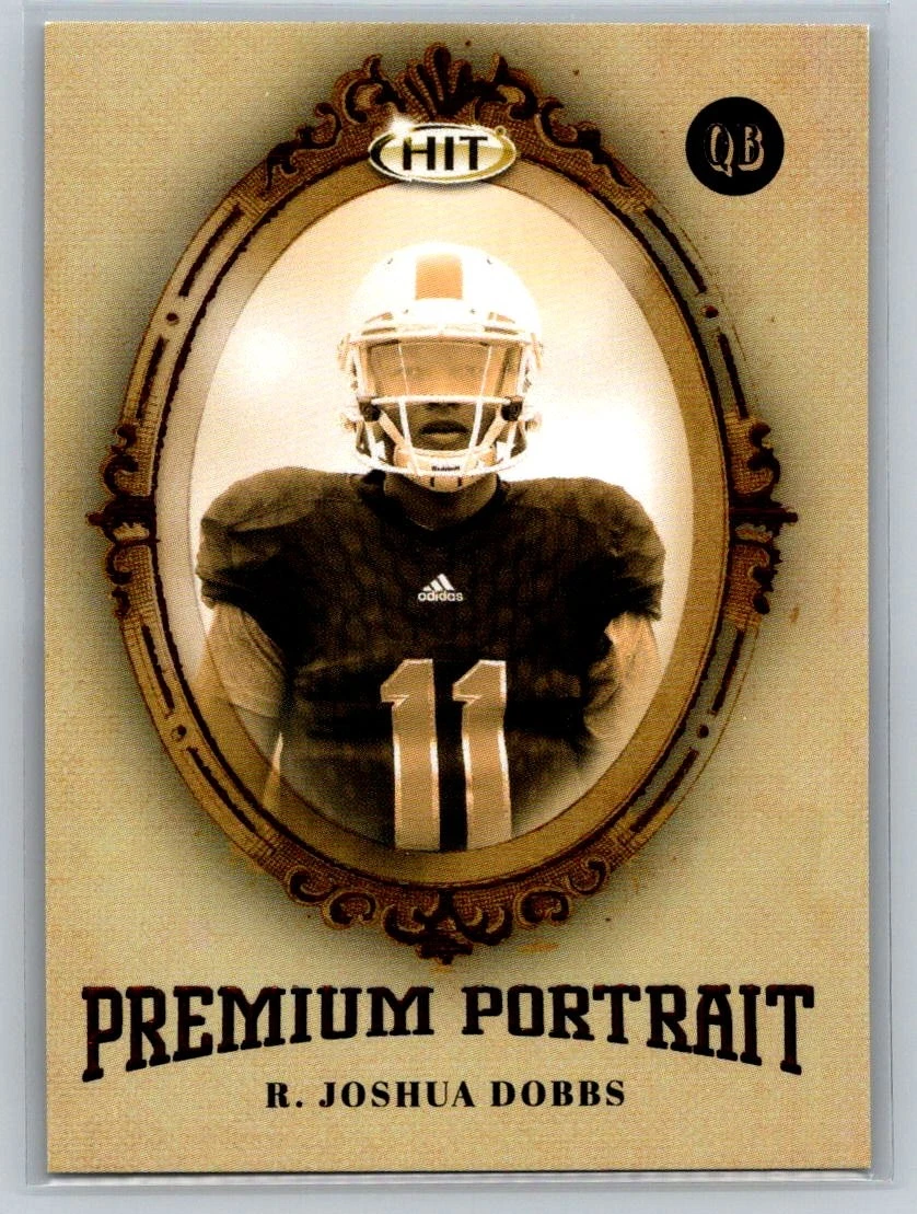 Joshua Dobbs SA-GE Hit Premier Draft Premium Portrait #PPRJD Base