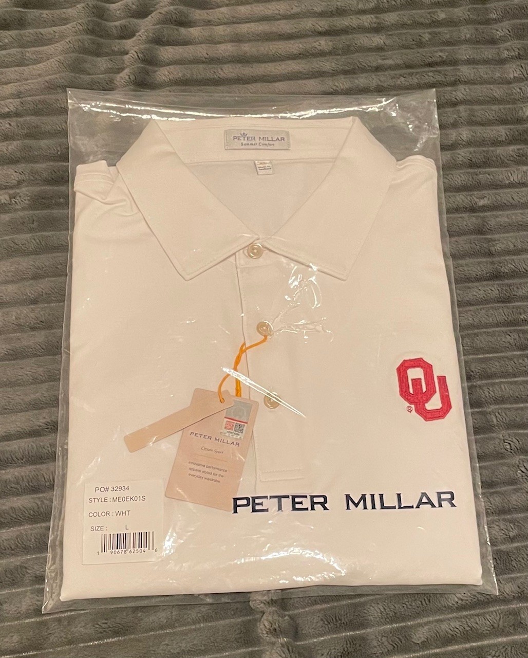 Peter Millar Men's Solid Performance Jersey Polo … - image 1