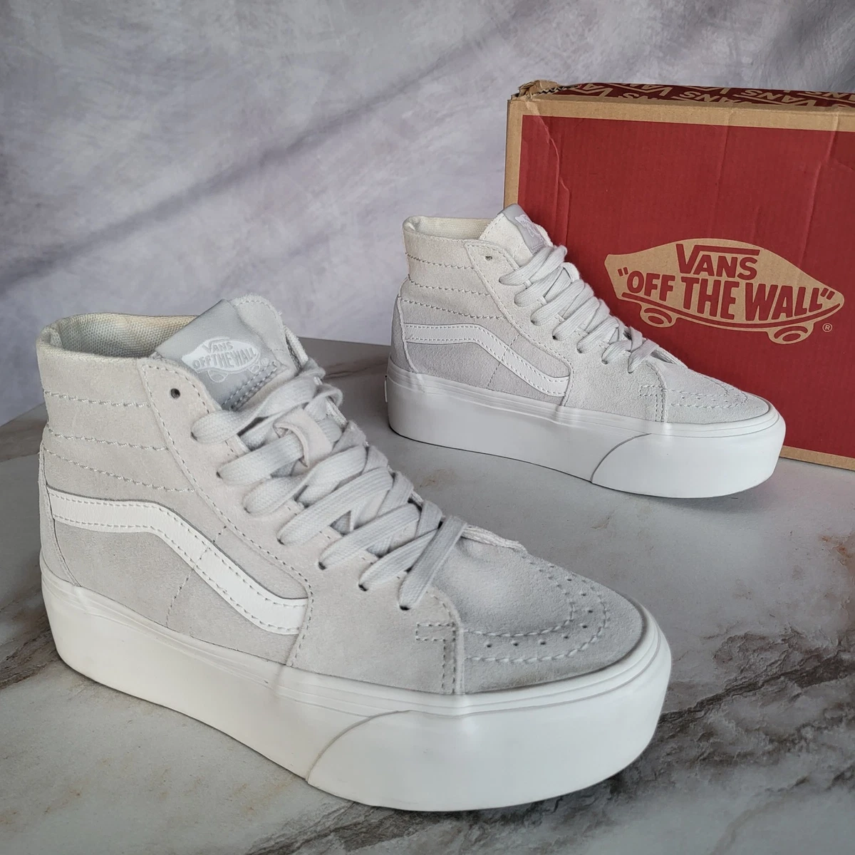 Vans Sport Low Size 10 High Shine Grey Blanc De Suede VN000CTDDWC Punk Skate Hylane Shoe in Retro Lunar Rock Grey | Vans main image 4