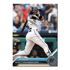 Luis Arraez - 2023 MLB Topps Now Card 100 - Print Run: 746 Miami Marlins