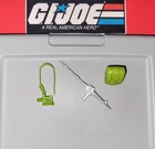 GI Joe Lady Jaye 1985 Complete Weapons Accessories Set Original 80's Hasbro
