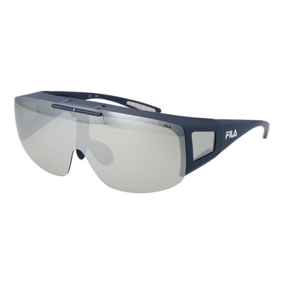 Fila SFI126 6QSP Designer Sonnenbrille Herren Blau Shield Polarisiert 99mm