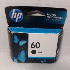 NEW Genuine HP 60 Black OEM Original Ink Cartridge CC640WN EXP 06/2013  SEALED