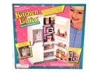 Vintage 1995 Tyco Kitchen Littles Deluxe Refrigerator Set - CIB - Working