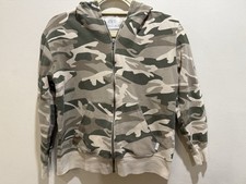 Zara Boys Green Camouflauge Hoodie Size 11-12
