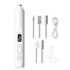 Manicure Pedicure Kit Cordless Nail Drill Dust Cover 13800RPM For Thick Nails