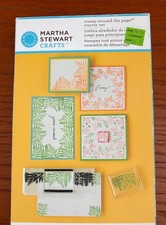 Martha Stewart Stamp Around The Page Starter Set Ferns and Butterflies