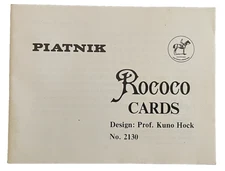 Vintage 1975 Piatnik BOOKLET MANUAL for Salzberg Playing Cards Bridge 2130