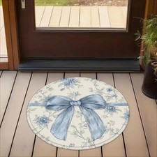 140cm 140cm1 Flannel Floor Mat, Wedding Anniversary Celebration Theme, Anniversa