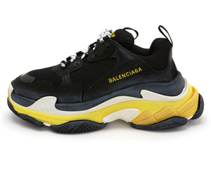 Genuine Balenciaga Triple S Trainer Men S Sneakers Shoes Black