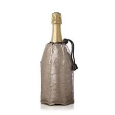 Active Cooler Champagne Chiller Reusable Flexible Wine Bottle Cooler Platinum Go