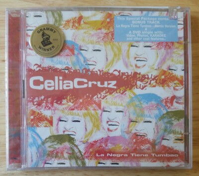 *NUEVO Y ORIGINAL* CELIA CRUZ La Negra Tiene Tumbao (CD/DVD Set 2002)