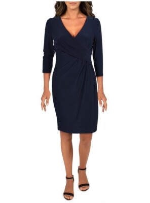 Lauren Ralph Lauren Surplice Jersey Dress. Sz 8 . Value for