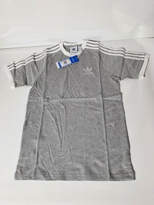 Adidas Adicolor Classics 3-Stripes T-Shirt medium grey heather Herren-T-Shirt XS