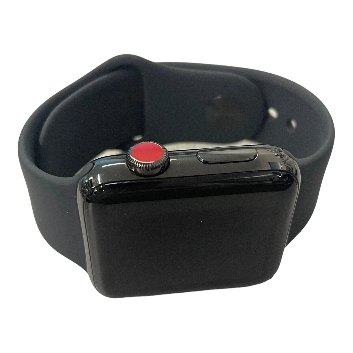 Apple Watch Series 3 GPS LTE 42mm Stainless Steel Case Black