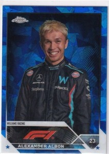 Topps 2023 Chrome Formula 1 No. 61 Alexander Albon Sapphire
