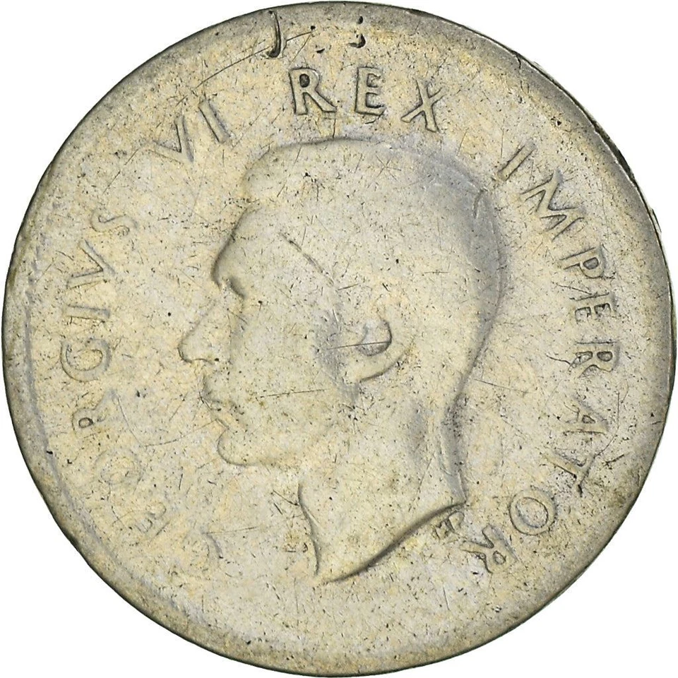 Moneda de 3 peniques Sudáfrica | Jorge VI | KM26 | 1937 - 1947 Foto 4 de 4