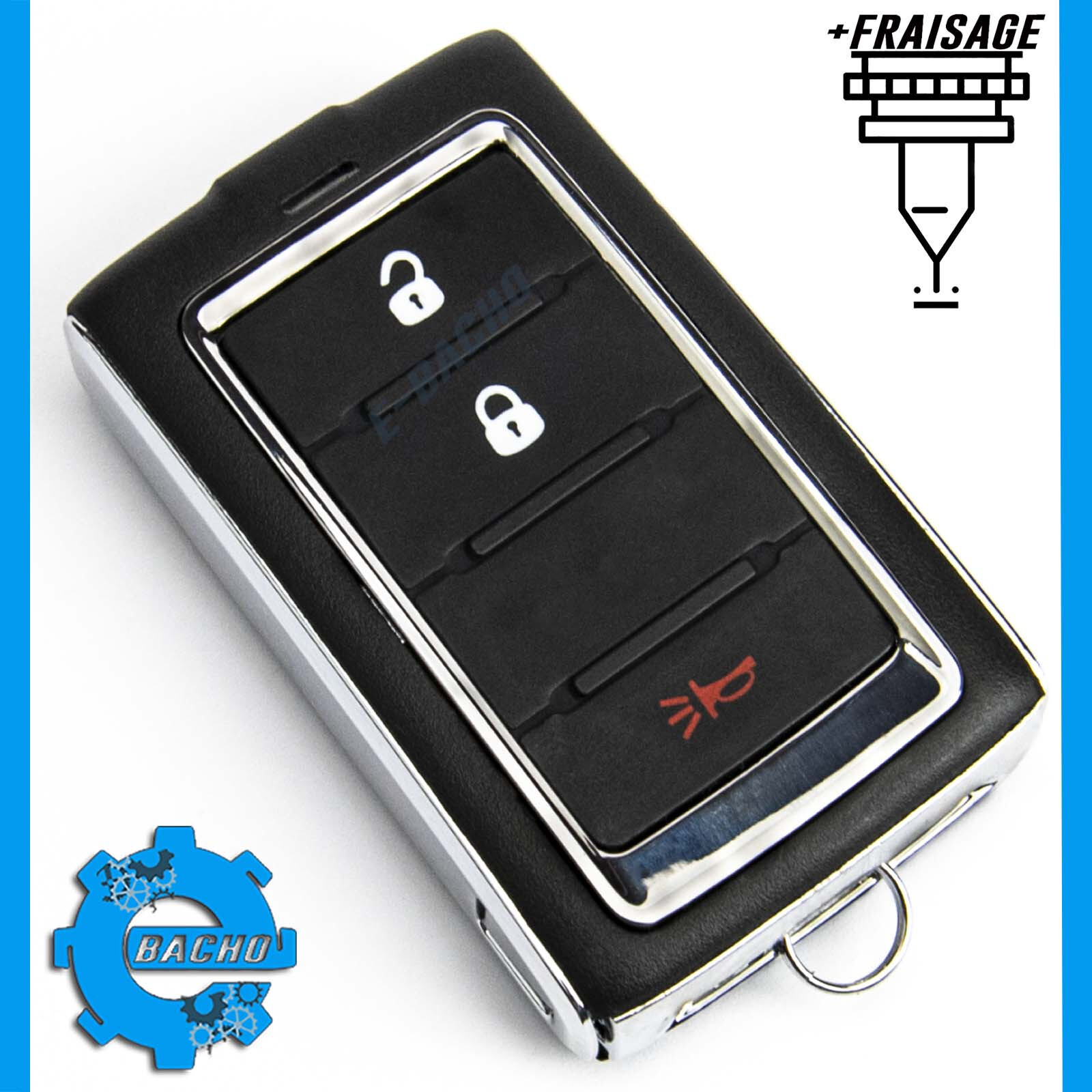Réparer clé usée Ford et Jeep Grand Cherokee avec coque neuve et lame à tailler