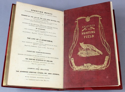 FINE Morrell BINDING Analysis Hunting Field 1846 Ackermann Alken coloured plates - Picture 13 of 20