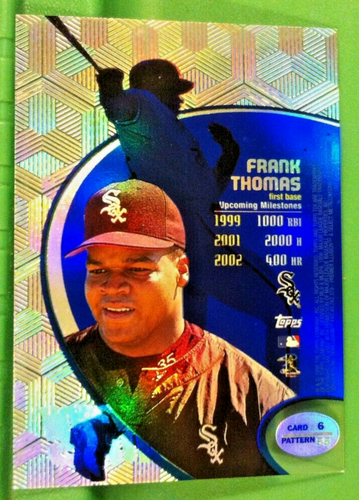 🔥CHICAGO WHITE SOX🔥 Pre-Owned Mirror 1998 Topps Tek Frank Thomas Ventura Belle - Picture 7 of 11