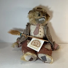 Emmett Kelly Cooperstown Bears Limited Edition 184/1000 w/COA & Broom 1998