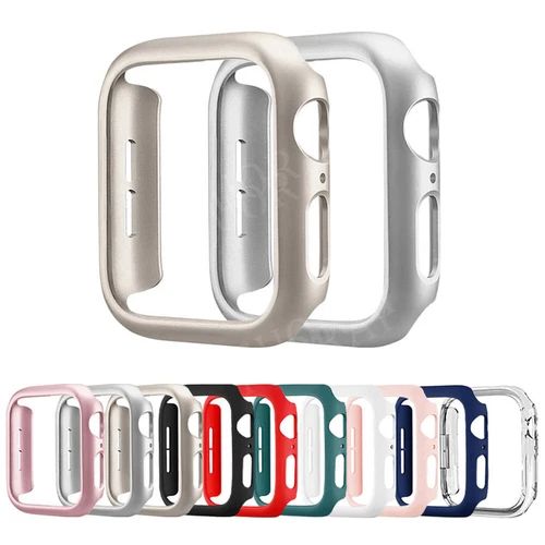 Hard PC Bumper Case +Tempered Glass Cover for Apple Watch Series 10 42mm 46mm - Picture 2 of 32